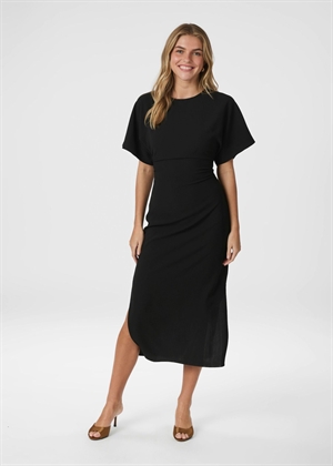 Miloine drape kjole Black Neo Noir 